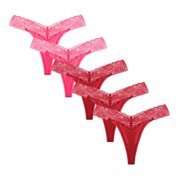 YDFCWXW Sexy G String Thong for Women Underwear Thongs Breathable Panties Light Pink, S