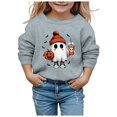 thumbnail image 1 of YDFCWXW Toddler Baby Sweatshirt Boy Girl Crewneck Pullover Sweater Long Sleeve Shirt Clothes (Grey, 3-4 Years), 1 of 4
