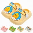 thumbnail image 1 of YDFCWXW Toddler Girls Boys Clogs Little Kids Sandals Slides with Strap Kids Garden Clogs Water Shoes (White, 3.5-4 Years), 1 of 7
