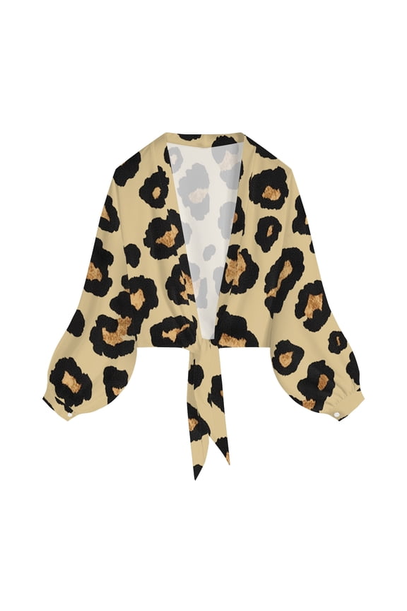 Women Chiffon Cardigan Elegant Long Sleeve Cardigan Thin Summer Boho Style Summer Jacket for Party BeachParty Beige, M