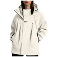 thumbnail image 1 of YDFCWXW Women's Breathable Lightweight Outdoor Hiking Thin Windbreaker Jacket Rain Jacket for Women (Khaki, XL), 1 of 9