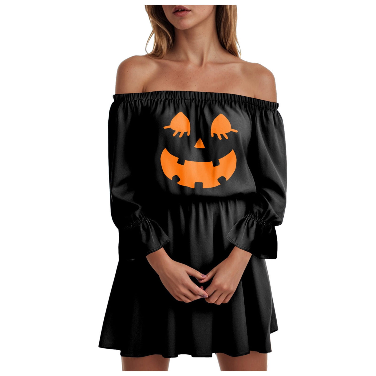 pumpkin mini dress Dark Pumpkin Spice Plaid Smocked Mini Dress