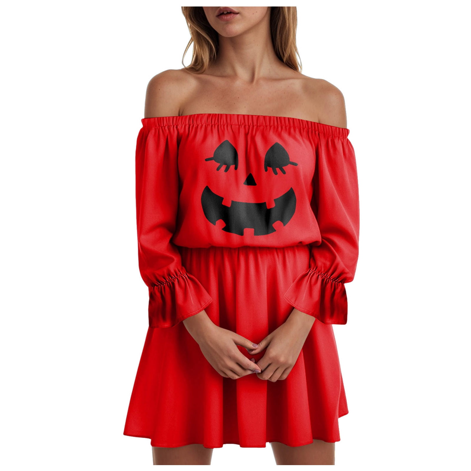 pumpkin mini dress when your outfit matches the pumpkins >> @evaastavrouu is wearing the on my mind orange strapless mini dress #fallfashion #falloutfitinspo #fallaesthetic #pumpkinpatch #falloutfit #minidress #straplessdresses #fallstyle
