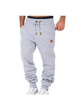 Light Grey Oversized Cuffed Sweatpants
