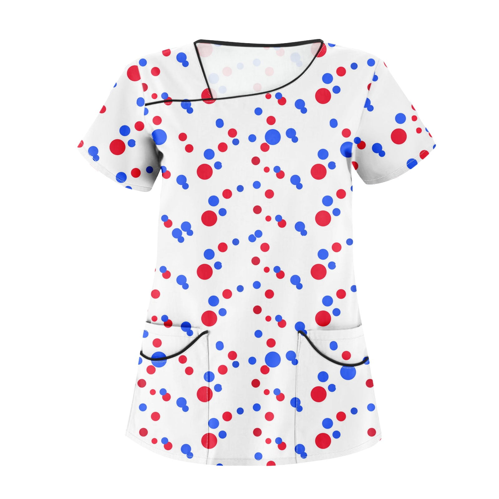 YDKZYMD Independence Day Nursing Scrubs Sets for Women Fourth Of July
