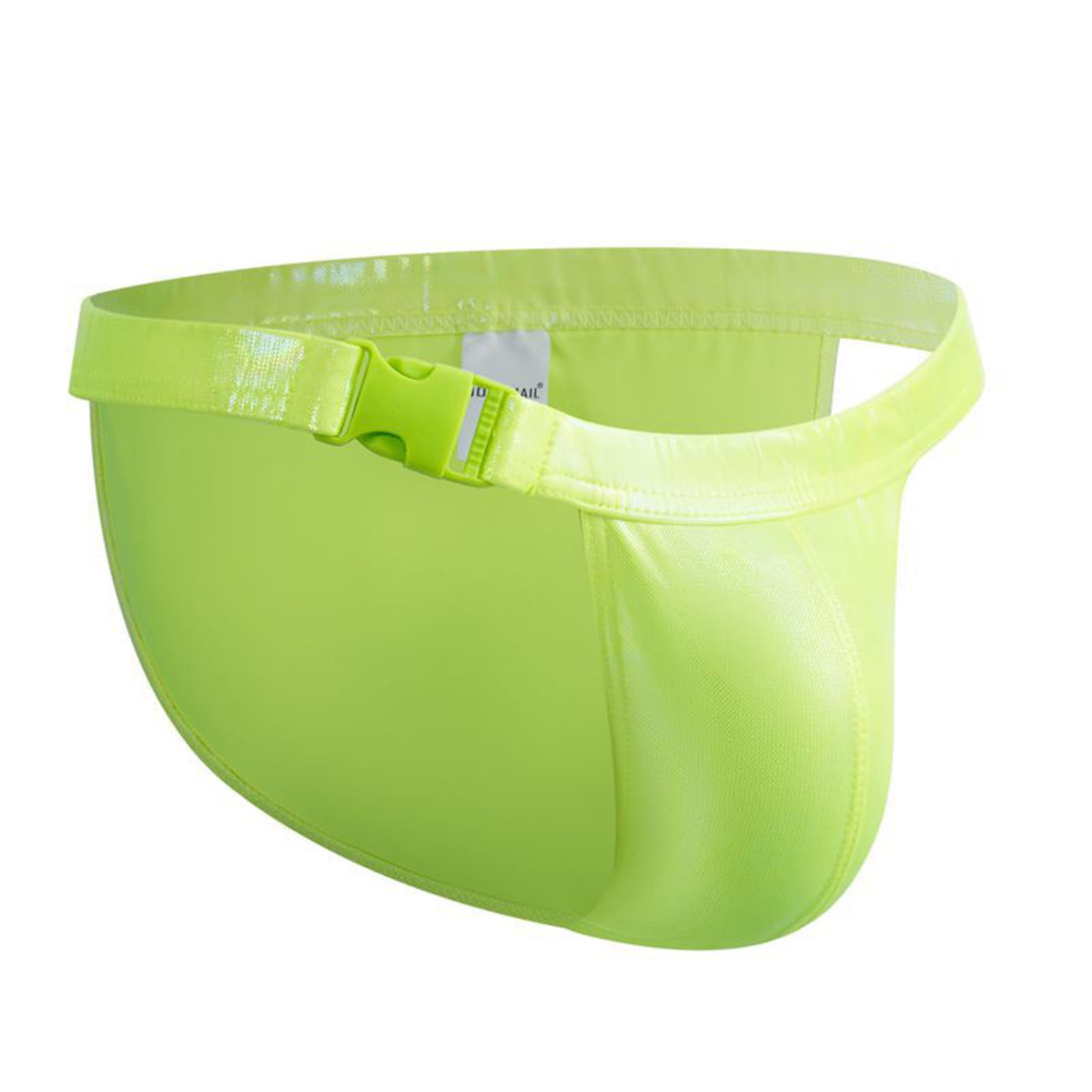 YDKZYMD Mens Swim Thongs Mens Swim Bikini Briefs Shiny Metallic Thong G