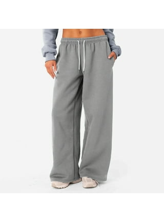 Cropped Wide Leg Sweatpants
