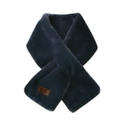 YDKZYMD Women Winter Faux Fur Scarf Thick Long Scarf Fleece Wrap Shawl Chunky Scarves Christmas Gifts