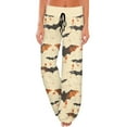 YDKZYMD Womens Halloween Pajama Pants Drawstring Plus Size Graphic
