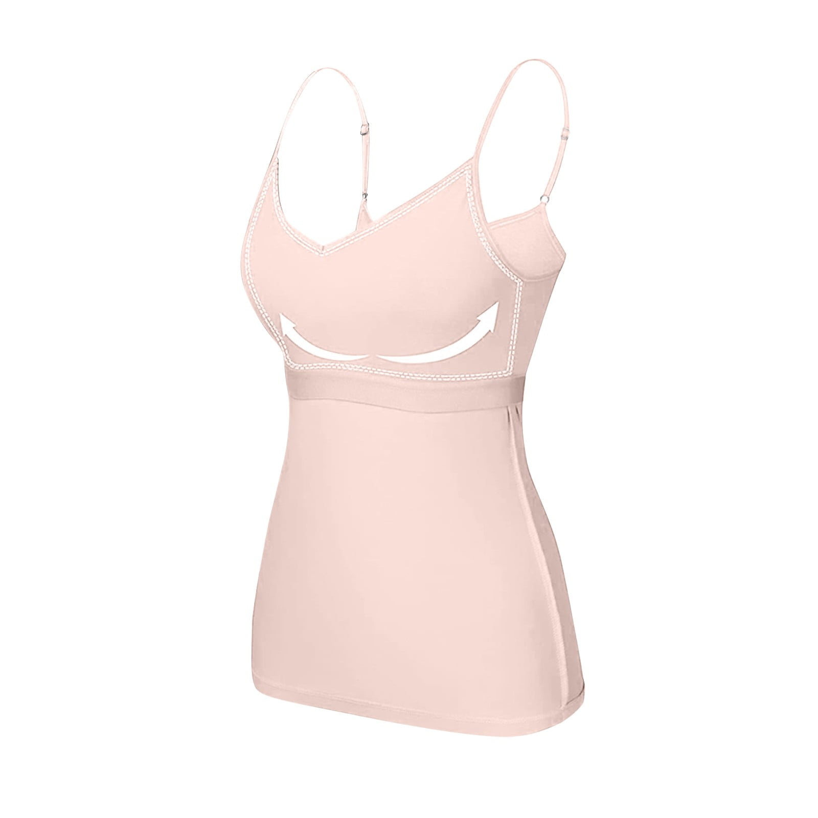 YDKZYMD Womens Tank Tops With Built In Bras Loose Fit 2024 Modal Padded