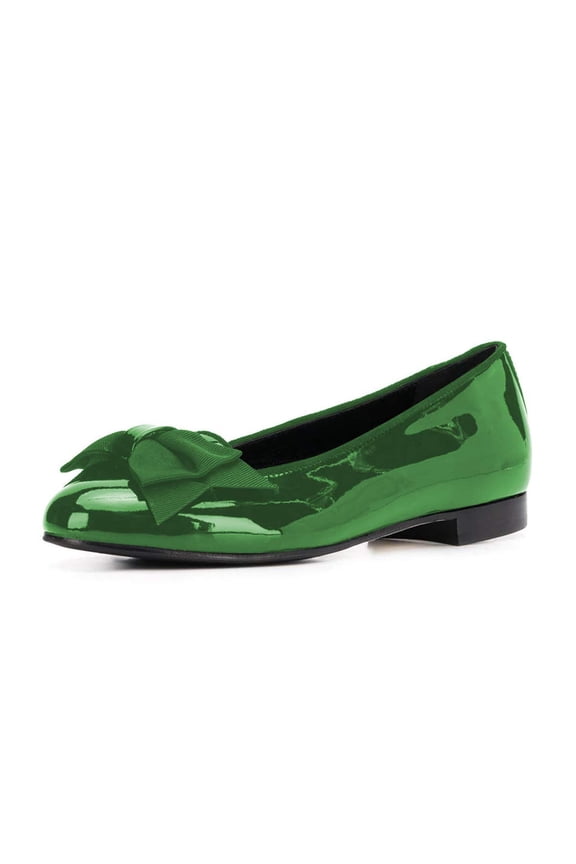 Women Classic Bowtie Slip On Ballet Flats Round Closed Toe Flats Girls Office Work Casual Vacation Outfit Shoes Size 11 Seagreen