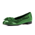 thumbnail image 1 of YDN Women Classic Bowtie Slip On Ballet Flats Round Closed Toe Flats Girls Office Work Casual Vacation Outfit Shoes Size 6.5 Seagreen, 1 of 4
