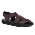 thumbnail image 1 of YDN Women Closed Square Toe Fisherman Sandals Platform Adjustable Strap Flats Summer Outdoor Dressy Shoes Size 5 Brown, 1 of 4