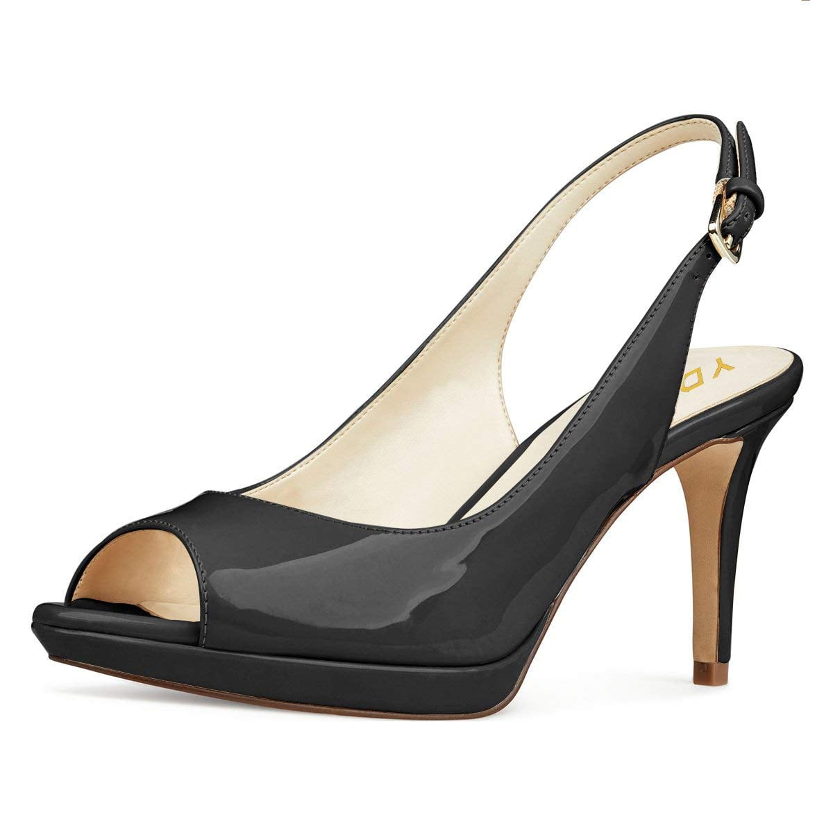 コールハーンDRADO PLATFORM PUMP:BLACK PATE コールハーンDRADO PLATFORM PUMP:BLACK PATE Rat Baby Black
