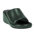 thumbnail image 1 of YDN Women Open Toe Wedge Mid Heel Mules Slip on Platform Slide Sandals Summer Beach Dressy Slippers Size 6 Dark Green, 1 of 4
