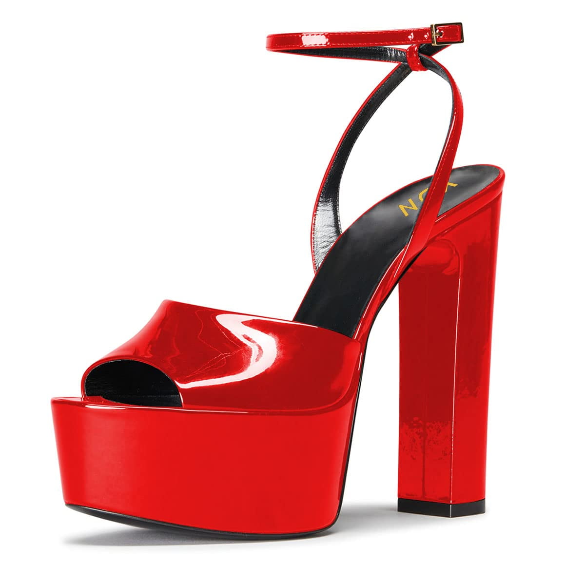 Elegant Thick Heel Platform Open Toe Sandals