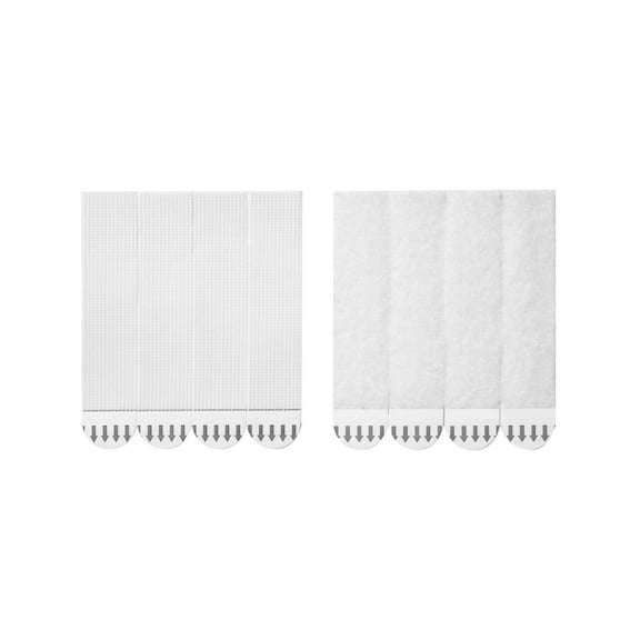 YDNGF 24 Pieces of Strong Traceless Adhesive, Removable Hooks and Tear-Off Magic Stickers That Leave No Glue Behind 12 Pairs (24 Strips) Large Picture Hanging Strips Adhesive Removable Hook