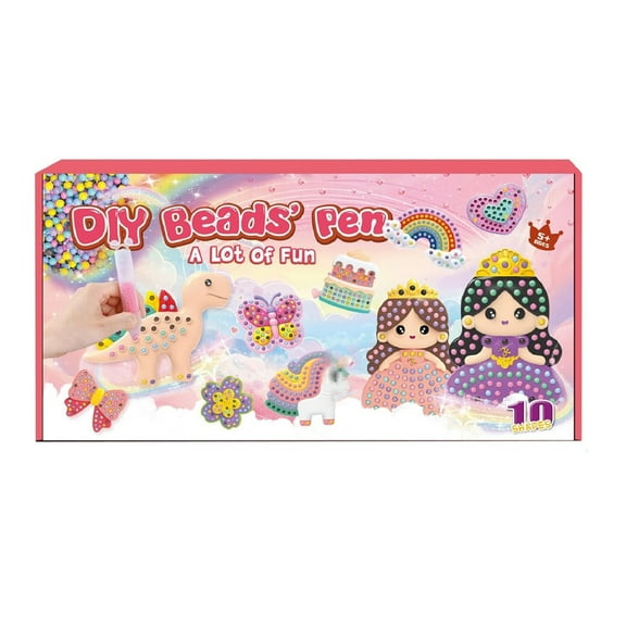 YDNGF DIY Handmade Bead Painting 5D DIY Children's Art Sticker Kit Creative Stickers Beginner Painting Kit Children for Toddlers and Babies, Christmas Birthday Gift for Boys(10 Patterns)