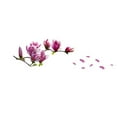 YDNGF Jade Orchid Wall Stickers,Magnolia Household Mural Decor Room