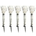 YDNGF Skeleton Hand Light Fixture Halloween Decorations 5 Pack Lighted