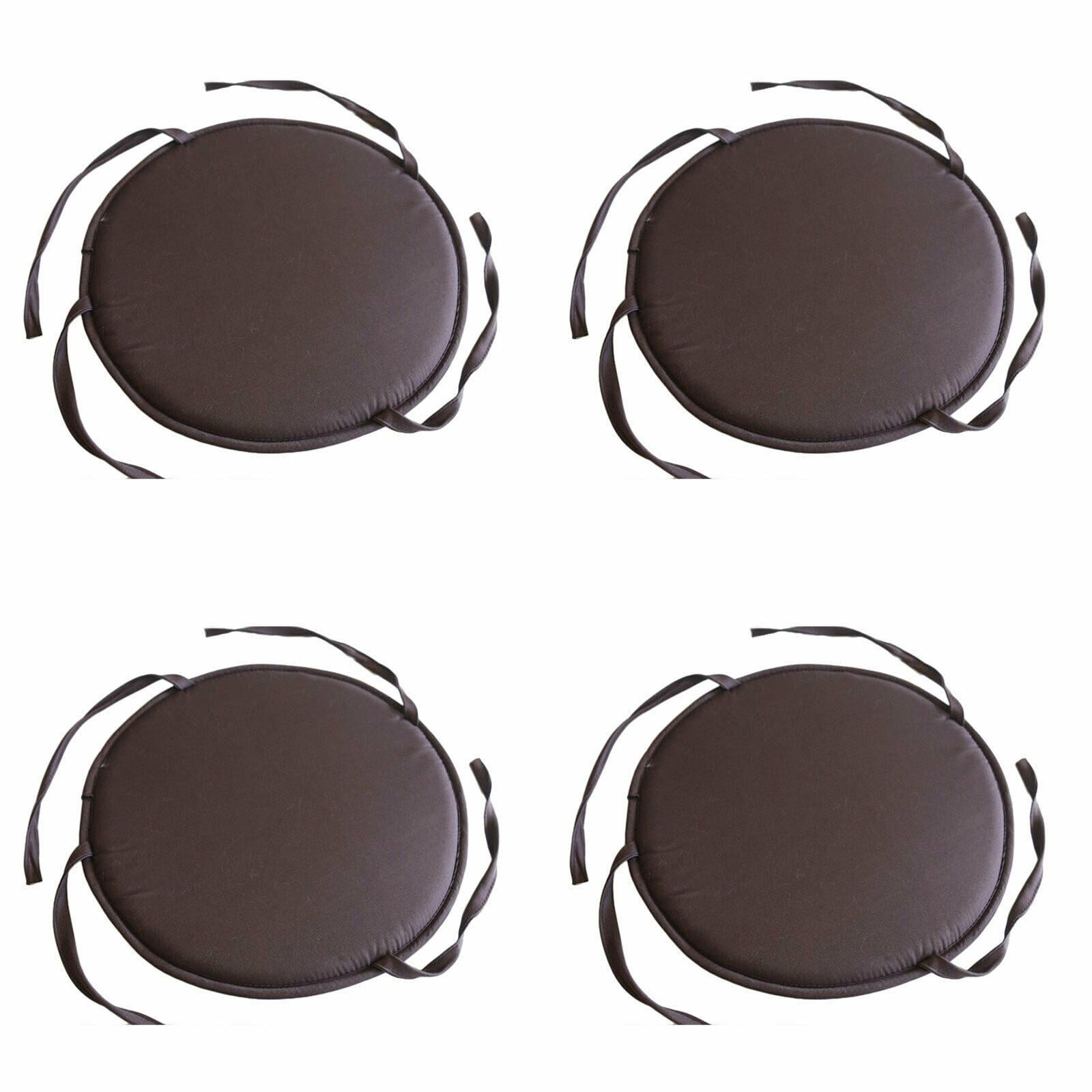 Mrzhqd 4 Pack Round Garden Chair Pads Seat Cushion For Outdoor Bistros ...