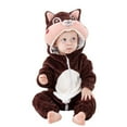 thumbnail image 1 of YDOJG Boys Bodysuits Babys Girls Spring Winter Animals Long Sleeve Romper Jumpsuit Clothes, 1 of 2