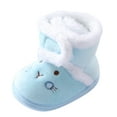 thumbnail image 1 of YDOJG Cute shoes for Toddler Boys Girls Shoes Soft Baby Snow Booties Warming Boots Baby Shoes Blue 0-3 Months, 1 of 5