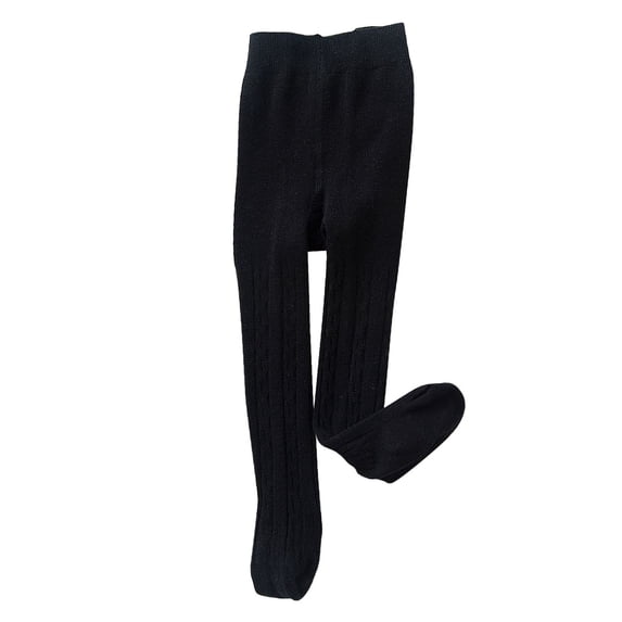 YDOJG Kids Fashion Pants Kids Baby Girls Tights Toddler Cable Knit Warm Leggings Seamless Stretchy Stockings Pantyhose Winter Socks