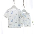 thumbnail image 1 of YDOJG Toddler Boys Outfits Set Cartoon Pajamas Cute Baby Bodysuit Girls Animals Romper Outfits Set For 12-18 Months, 1 of 7