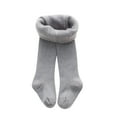 thumbnail image 1 of YDOJG Pants for Boys Girls Kids Baby Cotton Lined Warm Full Leggings Pantihose Stretchy Basic Full Length Pants Pantyhose For Winter Stocking Grey 2-4 Years, 1 of 3