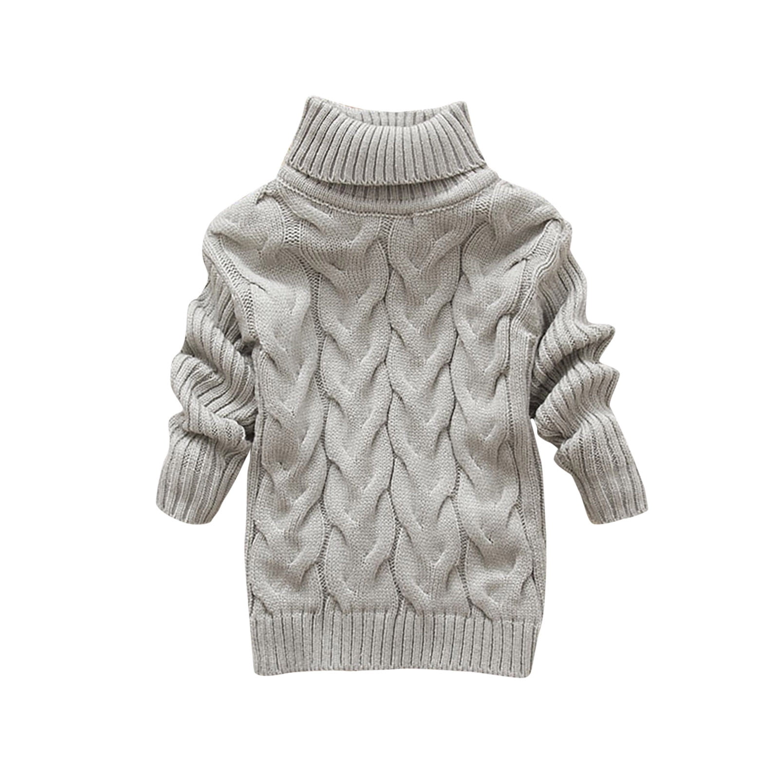 YDOJG Sweater for Boys Girls Toddler Childrens Winter Solid Color