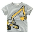thumbnail image 1 of Mrzhqd Toddler Boy Tee Baby Cartoon Crewneck Tee Animals Clothes Kids Sleeve Tops Shirts Years T Short For 17 Tops For 4-5 Years, 1 of 8