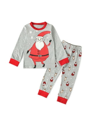 Girls Pajamas Children Christmas Santa Claus Sleepwear Toddler Clothes Size  2-7 Years : : Clothing, Shoes & Accessories