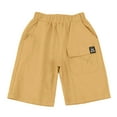 thumbnail image 1 of YDOJG Toddler Boys Kids Girls Casual Shorts Pants Print Pocket Spring Summer Shorts Ruffle Clothes For 3-4 Years, 1 of 7