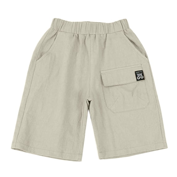 YDOJG Toddler Boys Kids Girls Casual Shorts Pants Print Pocket Spring Summer Shorts Ruffle Clothes For 5-6 Years