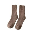 thumbnail image 1 of YDOJG Women's Short Socks Female Autumn And Winter Thickened Warm Solid Color Socks Multicolor Mid Tube Socks, 1 of 3