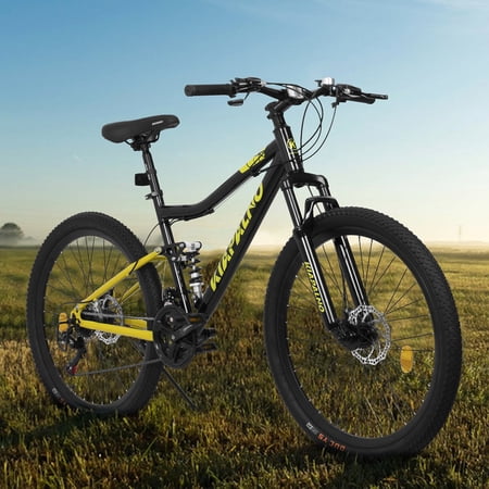 YDSM A26336-26 Inch Aluminum Frame Shock Fork Plus Shock Absorber 21-speed Unisex Mountain Bike