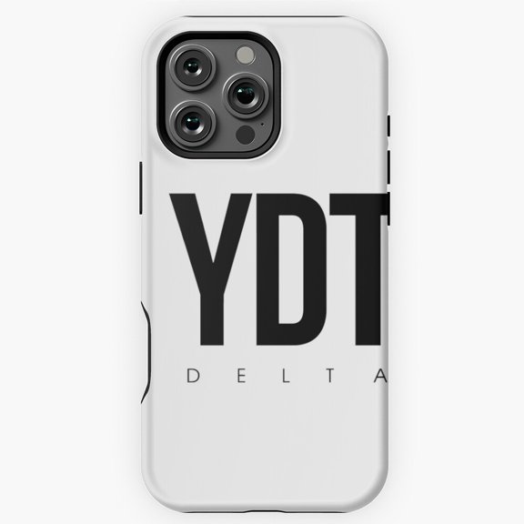 YDT Delta Airport Code Vancouver Phone Case for iPhone 16 15 14 13 12 11 Pro Max