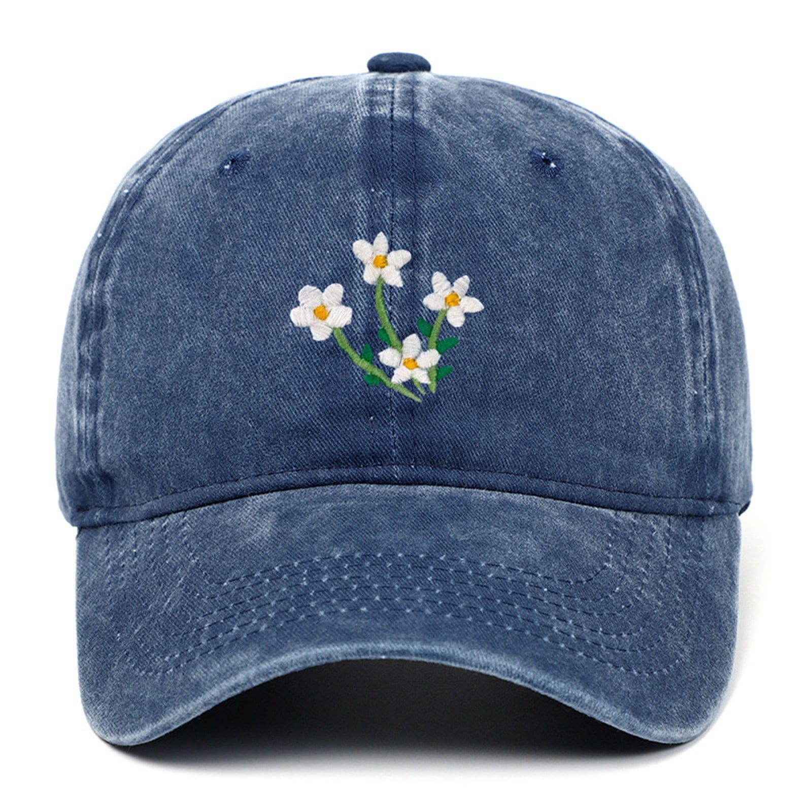 Women\'s Embroidered Baseball Cap Adjustable Soft Breathable Hats Elegant Floral Women main image 4
