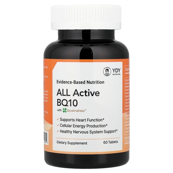 YDY All Active BQ10 with Quatrefolic®, 60 Tablets