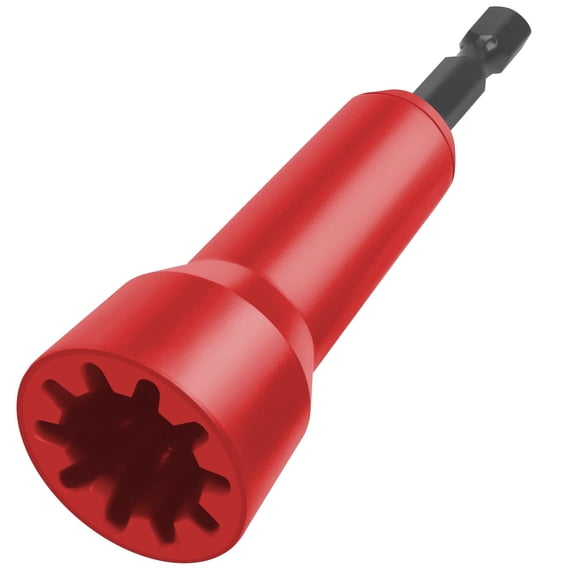 YDYB 1-Pack Electrician Wire Splicing Socket, Automatic Wire Nut Twisting Tool for Power Drills, Rapid Connector Spinner, Young Adult Home Renovation Gear (Red)