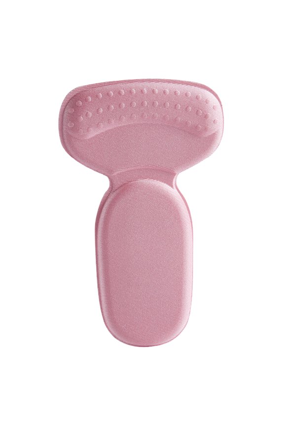 1 Pair 3.4x5.7 inch Heel Grips Heel Cushions for Shoes, Non Slip Heel Pads Shoe Grips for Loose Shoes, Heel Pads for Shoes Too Big for Wedding Shoes Comfort Dress Shoes Accessories, Pink