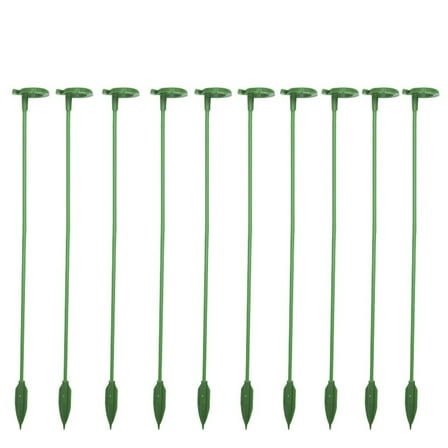 YDYB 10 Pack Plant Support for Indoor Plants, 6.7 Inch Plastic Plant Stake Support, for Garden Plants