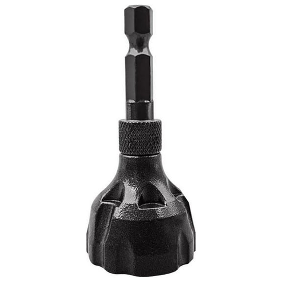 YDYB 3-Carbide Blades Deburring External Chamfer Tool, Black Oxide Hex Shank Damaged Bolt Repair Tool Bit, Fast Thread Restoration Attachment for Teens Garage Hobby Projects
