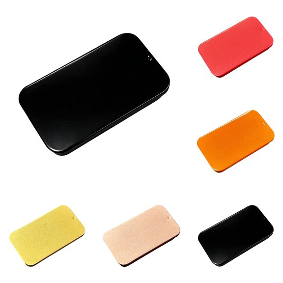 YDYB 5Pcs Tin Storage Boxs, Rectangular Tin Box with Airtight Seal and Crush Resistant, Eco Friendly Packaging for Bead Storage and Survival Kit Container
