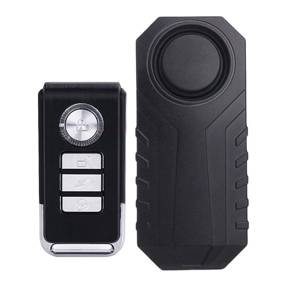 YDYB Wireless Bike Alarm Anti-Theft Device, Vibration Triggered Security Siren with Remote Control for E-Bikes, Scooters, Motorcycles, Door & Window, Makeup Organizers
