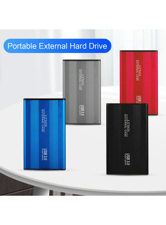 YDxl External Hard Drives Stable Output High Performance Large Capacity USB3.0 1TB/2TB Mobile Hard Drive for Daily Using Black 2TB