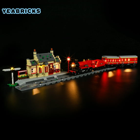 YEABRICKS LED Lighting Kit Compatible with LEGO 76423 Hogwarts Express & Hogsmeade Station Building Toy Set(Not Include the Model)