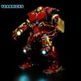 YEABRICKS LED Lighting Kit Compatible with LEGO Hulkbuster 76210