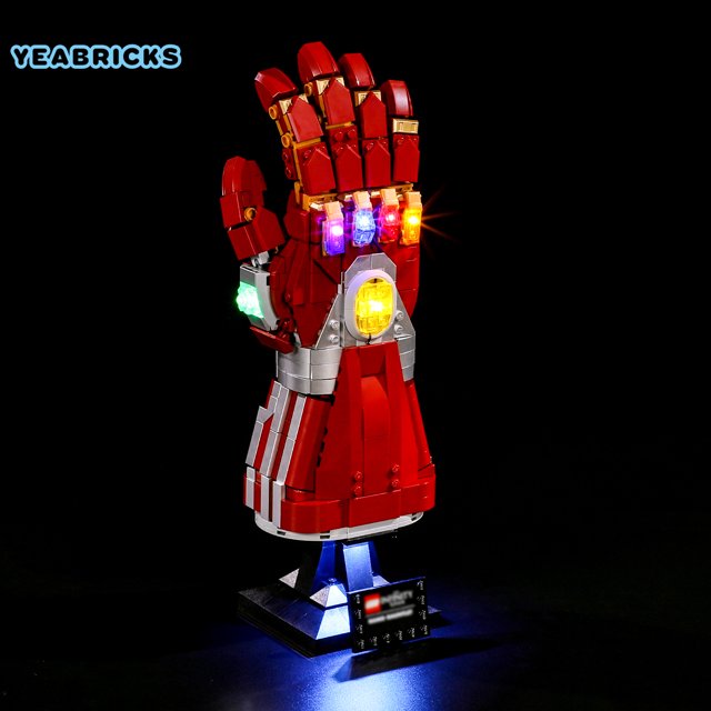 YEABRICKS LED Lighting Kit Compatible with Lego Nano Gauntlet 76223